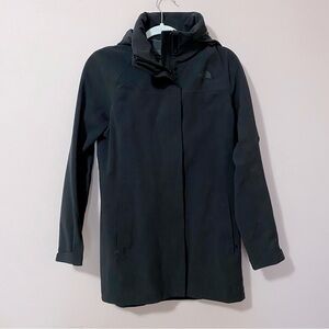 The North Face women’s Apex Flex GTX Gore-Tex all weather proof black jacket